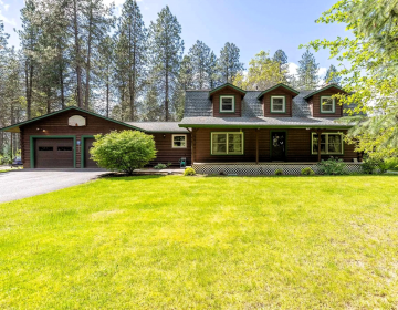 REDUCTION! EXQUISITE DEER PARK LOG HOME ON 5+ ACRES