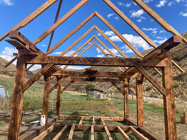 TIMBER FRAME CABIN TIMBER FRAME CABIN