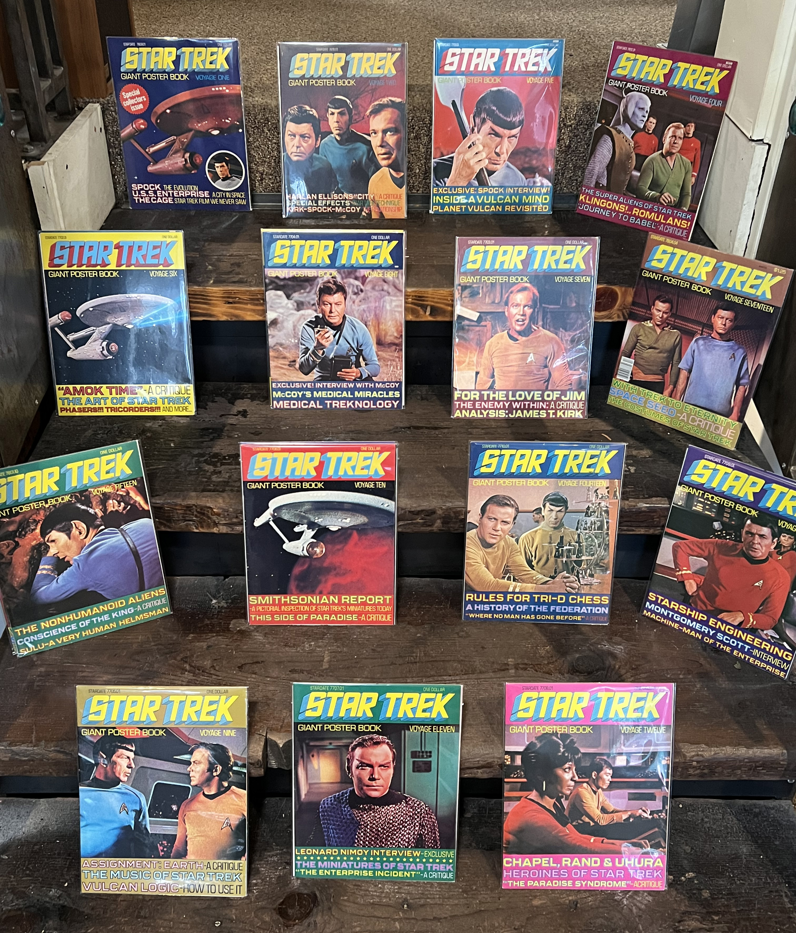 1970'S STAR TREK GIANT POSTER BOOKS AVAILABLE