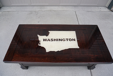 BEAUTIFUL COFFEE TABLE WITH CUSTOM EPOXY TOP BEAUTIFUL COFFEE TABLE WITH CUSTOM EPOXY TOP