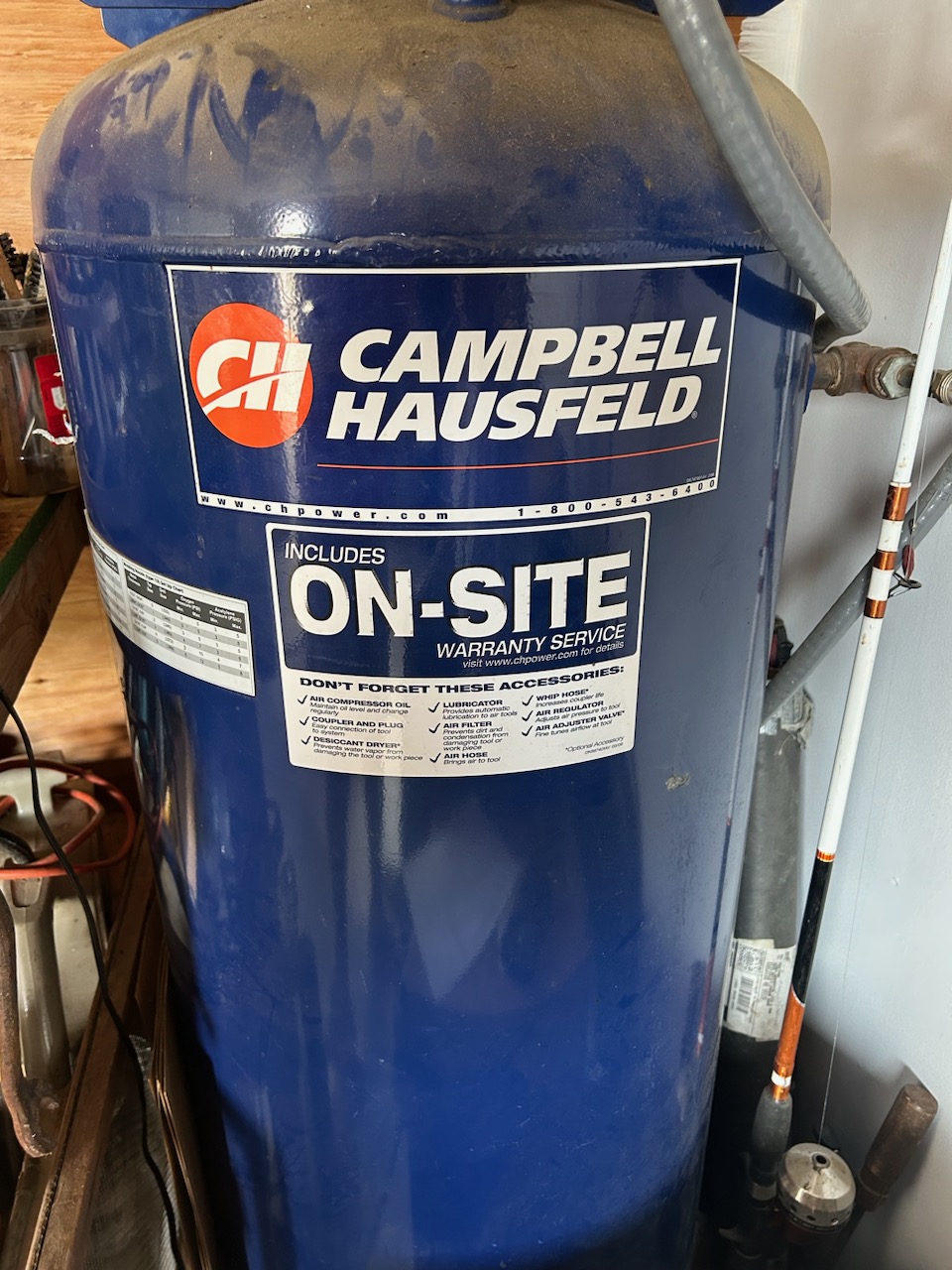 CAMPBELL HAUSFELF AIR COMPRESSOR CAMPBELL HAUSFELF AIR COMPRESSOR