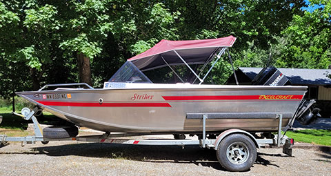 1990 17’ EXCELCRAFT WELDED ALUMINUM BOAT 1990 17’ EXCELCRAFT WELDED ALUMINUM BOAT