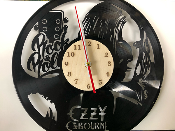 OZZY OSBOURNE & BLACK SABBATH RECORD CLOCKS OZZY OSBOURNE & BLACK SABBATH RECORD CLOCKS