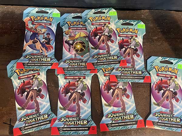 POKEMAN PACKS ARE AVAILABLE AT THE TROVE POKEMAN PACKS ARE AVAILABLE AT THE TROVE