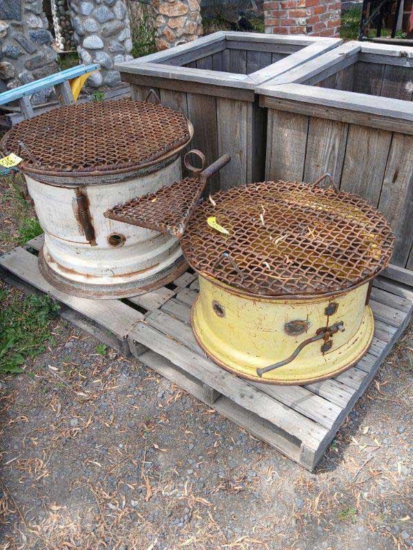 CUSTOM FIRE PITS, NEW STOCK OF FEATURE BOULDERS, FLAGSTONE CUSTOM FIRE PITS, NEW STOCK OF FEATURE BOULDERS, FLAGSTONE