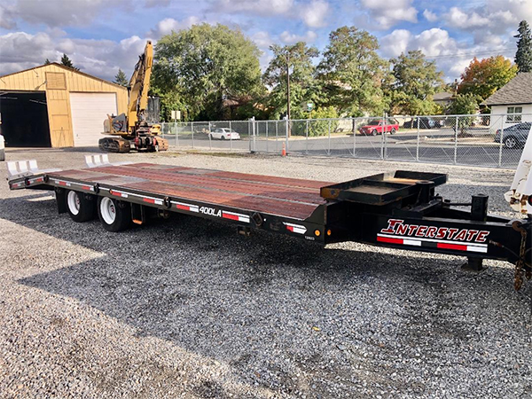 2013 INTERSTATE 20 TON DOVETAIL EQUIPMENT TRAILER 2013 INTERSTATE 20 TON DOVETAIL EQUIPMENT TRAILER
