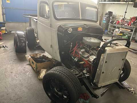 1946 CHEVY PICKUP SHORT BED BUILT 383  1946 CHEVY PICKUP SHORT BED BUILT 383