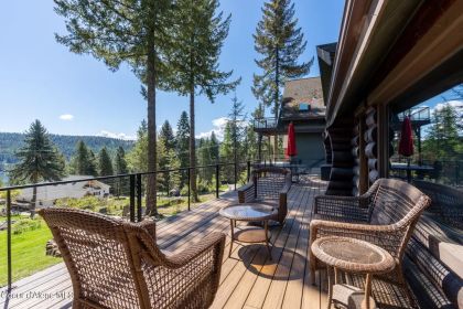 SECONDARY WATERFRONT MULTI-LEVEL LOG HOME 