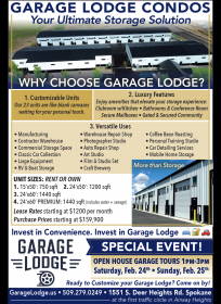 GARAGE LODGE - TOURS AVAILABLE DAILY!