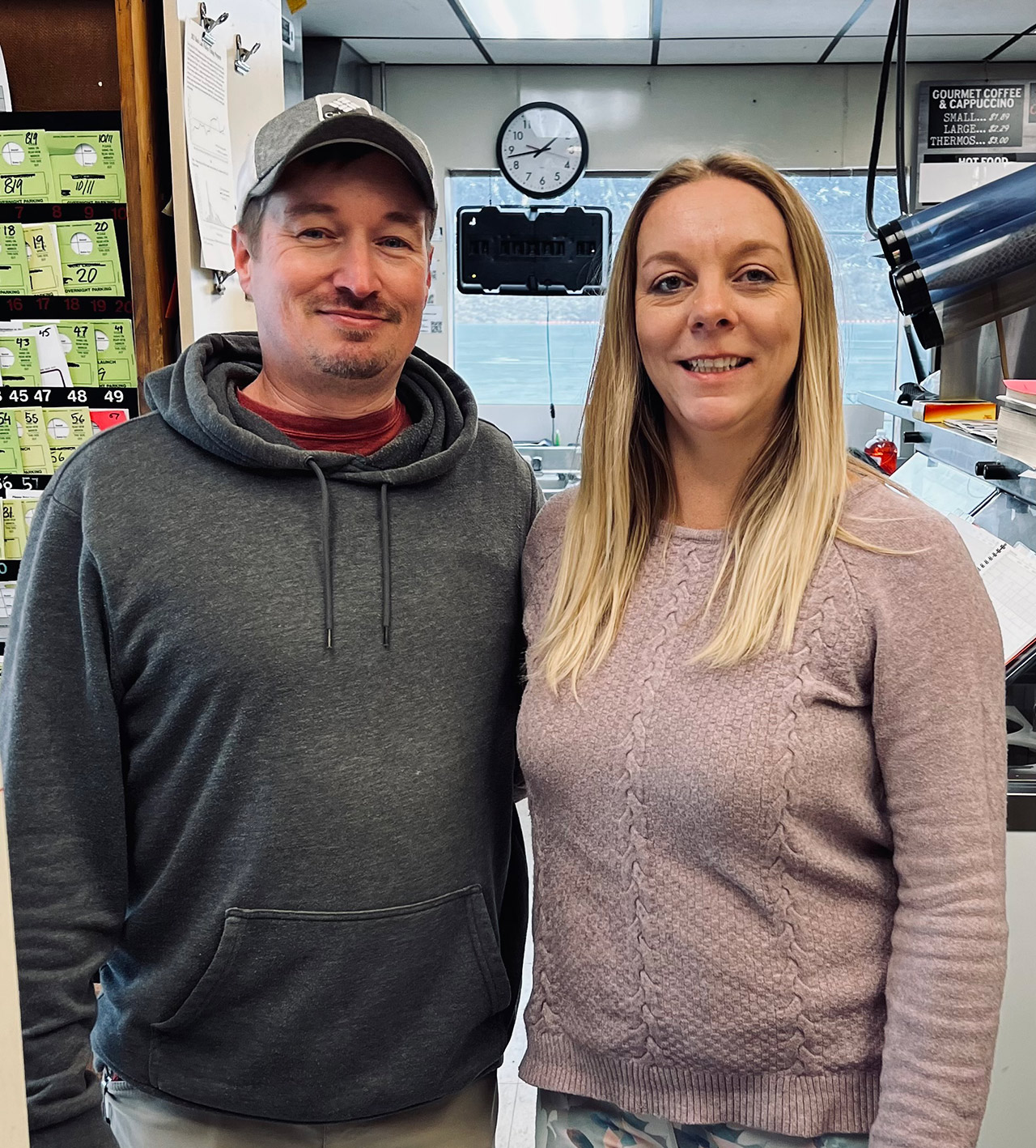 This week's photo is of Ben and Karon behind the counter at Coulee Playland.