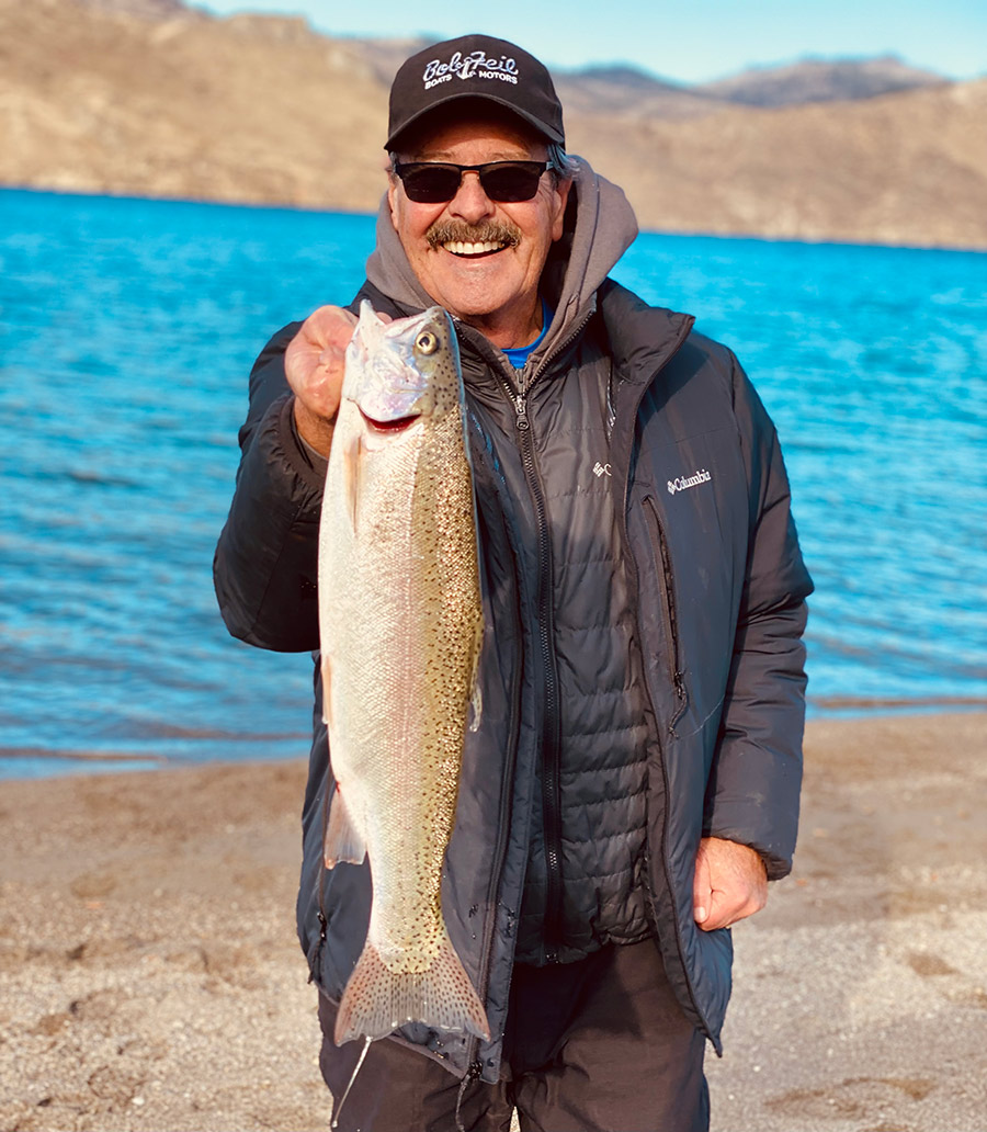 This week's photo was taken at Keller with a nice 19-inch rainbow.