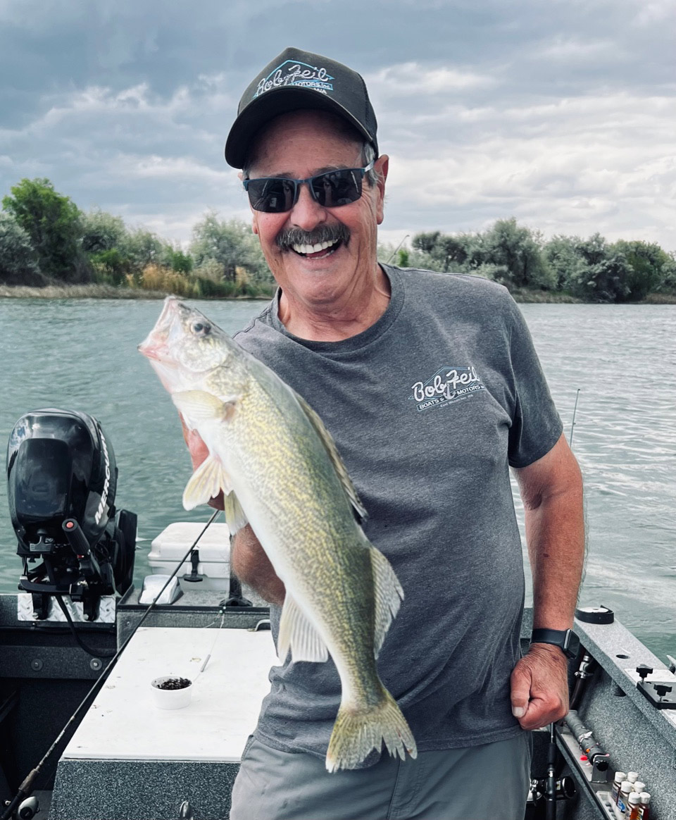 This week's photo is of the walleye we landed.