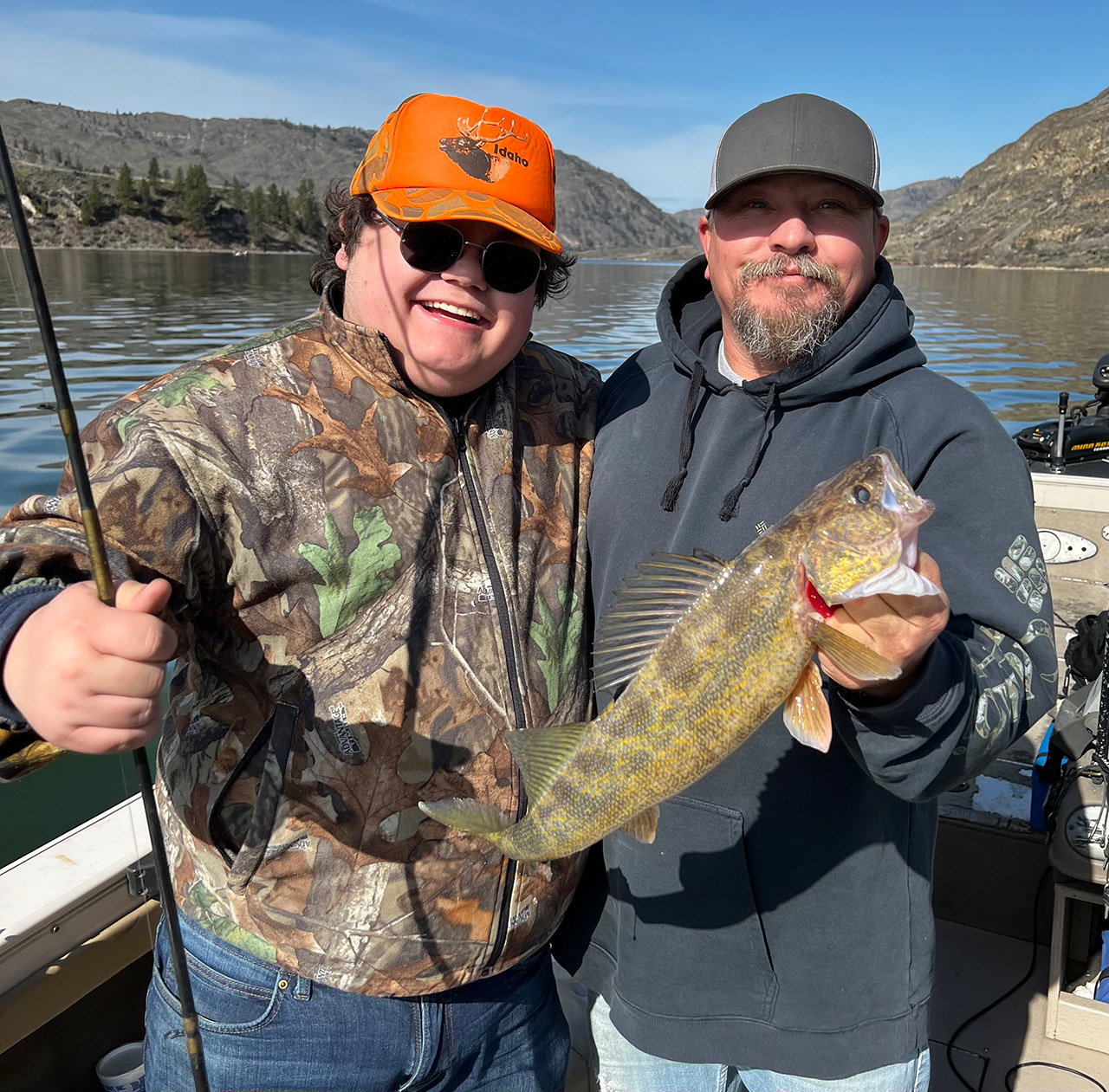 This week's photo is of Michael and James with Michaelâ€™s first walleye.