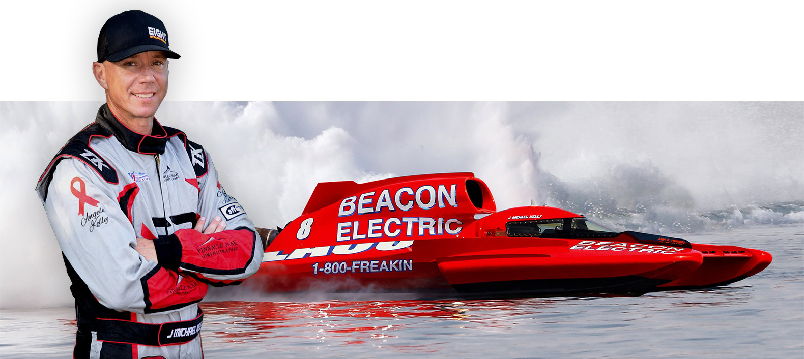 J. Michael Kelly with the Beacon Electric H1